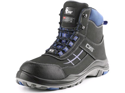 Obuv CXS DOG MALAMUTE S3, kotníková, modro-černá, vel. 48